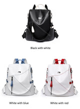 Secure and Stylish: Soft Leather Women's Backpack - Julie bags