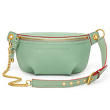 Chic Elegance: Genuine Leather Women's All - Matching Crossbody Chest Bag - Julie bags