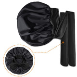 100% Mulberry Silk Sleep Bonnet for Curly, Braided & Dreadlock Hair
