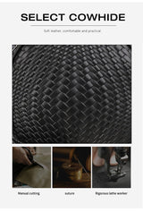 Knitted Series: Versatile Genuine leather Shoulder Bag - Julie bags
