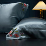 Copy of 100% pure silk pillowcase natural silk embroidery pillowcase mulberry silk pillowcase free shipping