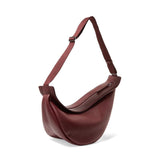 Half Moon Leather Chest Bag - Julie bags