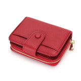 Chic Zipper Coin : Genuine Leather Wallet - Julie bags