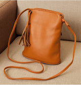 Vintage Charm: Genuine Leather Crossbody Phone Purse - Julie bags