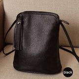 Vintage Charm: Genuine Leather Crossbody Phone Purse - Julie bags