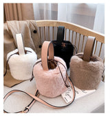 Faux Fur mini Bucket bag - Julie bags