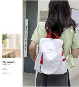 Secure and Stylish: Soft Leather Women's Backpack - Julie bags