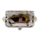 Pearl diamond clutch bag - Julie bags