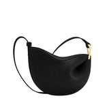 Genuine Leather Saddle Dumpling Bag - Julie bags