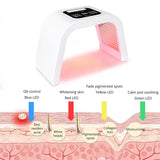 Professional 7-Color LED Photon Therapy System – Foldable Face & Body Light Therapy Device