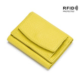 Genuine Leather RFID Mini Wallet: Stylish, Compact, and Functional - Julie bags