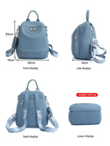 Leather School & Travel Backpack: High Quality - Julie bags