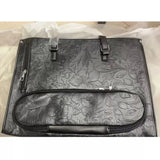 PU Leather Floral Lunch & Laptop Tote – Women’s Work Bag - Julie bags