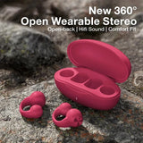 Earring Wireless Earbuds – Bluetooth 5.3 Open Ear Headphones for Sport, Running & Painless Wear
