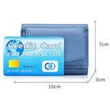 Genuine Leather RFID Mini Wallet: Stylish, Compact, and Functional - Julie bags