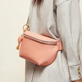 Chic Elegance: Genuine Leather Women's All-Matching Crossbody Chest Bag - Julie bags