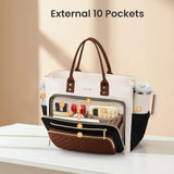 Insulated Lunch Bag for Women with Laptop Sleeve, Large Work Tote - Julie bags