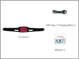 Red & Near-Infrared Light Therapy Band – Wireless LED Wrap for Face & Neck Care