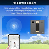 Smart Window Cleaning Robot with Dual Spray & High Suction Technology