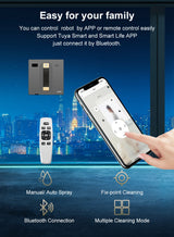 Smart Window Cleaning Robot with Dual Spray & High Suction Technology