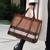 Designer Leather Tote: Trendy & Spacious Women's Shoulder Bag - Julie bags