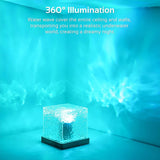 Ocean Wave Projector Lamp – 16 Color Aurora Night Light for Bedroom & Home Decor