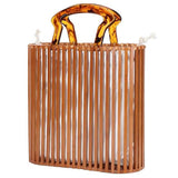 Luxury bamboo bag