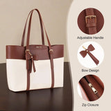 PU Leather Laptop Tote – Women’s Work Bag - Julie bags