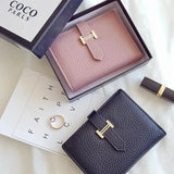 Chic Drawstring Wallet: High-Quality leather Elegance - Julie bags