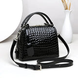 Timeless Sophistication: Genuine Leather Women's Square Crossbody Messenger Bag - Julie bags
