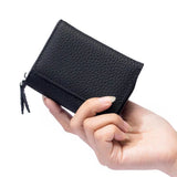 Compact Elegance: Genuine Leather Women's Wallet - Julie bags