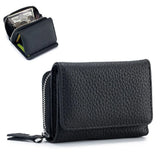 Compact Elegance: Genuine Leather Women's Wallet - Julie bags