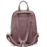 Women’s Genuine Leather Anti - Theft Backpack – Small & Elegant - Julie bags
