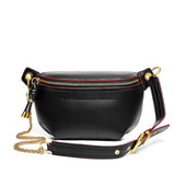 Chic Elegance: Genuine Leather Women's All-Matching Crossbody Chest Bag - Julie bags