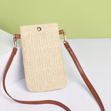 Boho Chic: Fashion Women's Straw Crossbody Messenger Bag - Julie bags