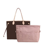Pink Elegance: Waterproof Multi-Pocket Pouch Insert for Stylish Storage - Julie bags