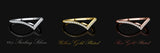JewelryPalace 5A CZ V Half Eternity Stakable 925 Sterling Silver Wedding Band Ring for Woman Anniversary Gift Fine Jewelry - Julie bags