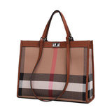 Designer Leather Tote: Trendy & Spacious Women's Shoulder Bag - Julie bags