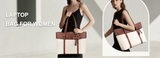 PU Leather Laptop Tote – Women’s Work Bag - Julie bags