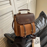 Trendy Colorblock Multi - Style Backpack - Julie bags