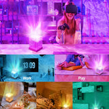 Ocean Wave Projector Lamp – 16 Color Aurora Night Light for Bedroom & Home Decor