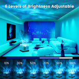 Ocean Wave Projector Lamp – 16 Color Aurora Night Light for Bedroom & Home Decor