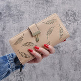 Hollow Out Leaf Wallet - Julie bags