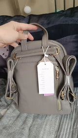 Women’s Genuine Leather Anti - Theft Backpack – Small & Elegant - Julie bags