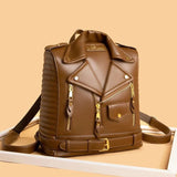 Premium Leather Backpack: Stylish and Functional - Julie bags