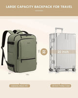 40L Travel Backpack Carry On, Airline Approved with Laptop Compartment & Packing Cubes - Julie bags