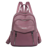 Enhance your day's experience with this Leather Backpack - Julie bags