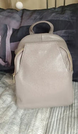 Women’s Genuine Leather Anti - Theft Backpack – Small & Elegant - Julie bags