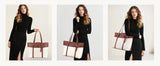 PU Leather Laptop Tote – Women’s Work Bag - Julie bags