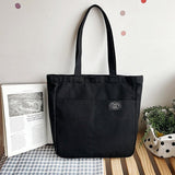 Effortless Elegance: Women's Solid Color Canvas Tote Bag - Julie bags